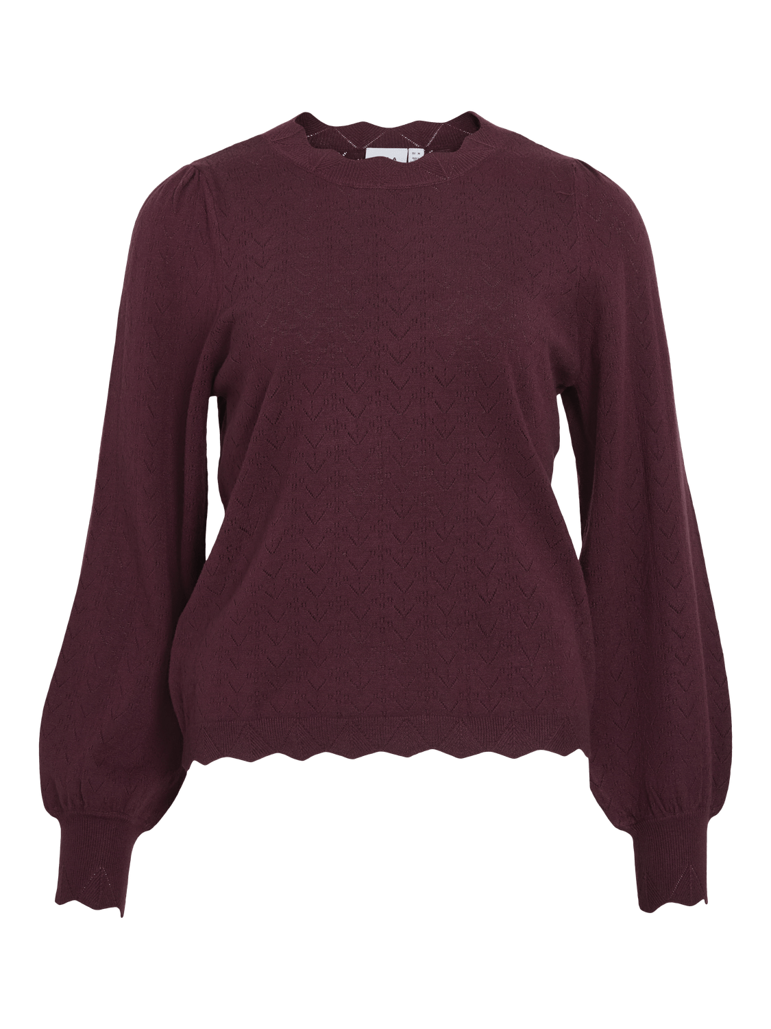 VIEMI Knit Top - Fig - VERO MODA & VILA Bergvik